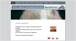 Desktop Screenshot of lemezmegmunkalo.hu